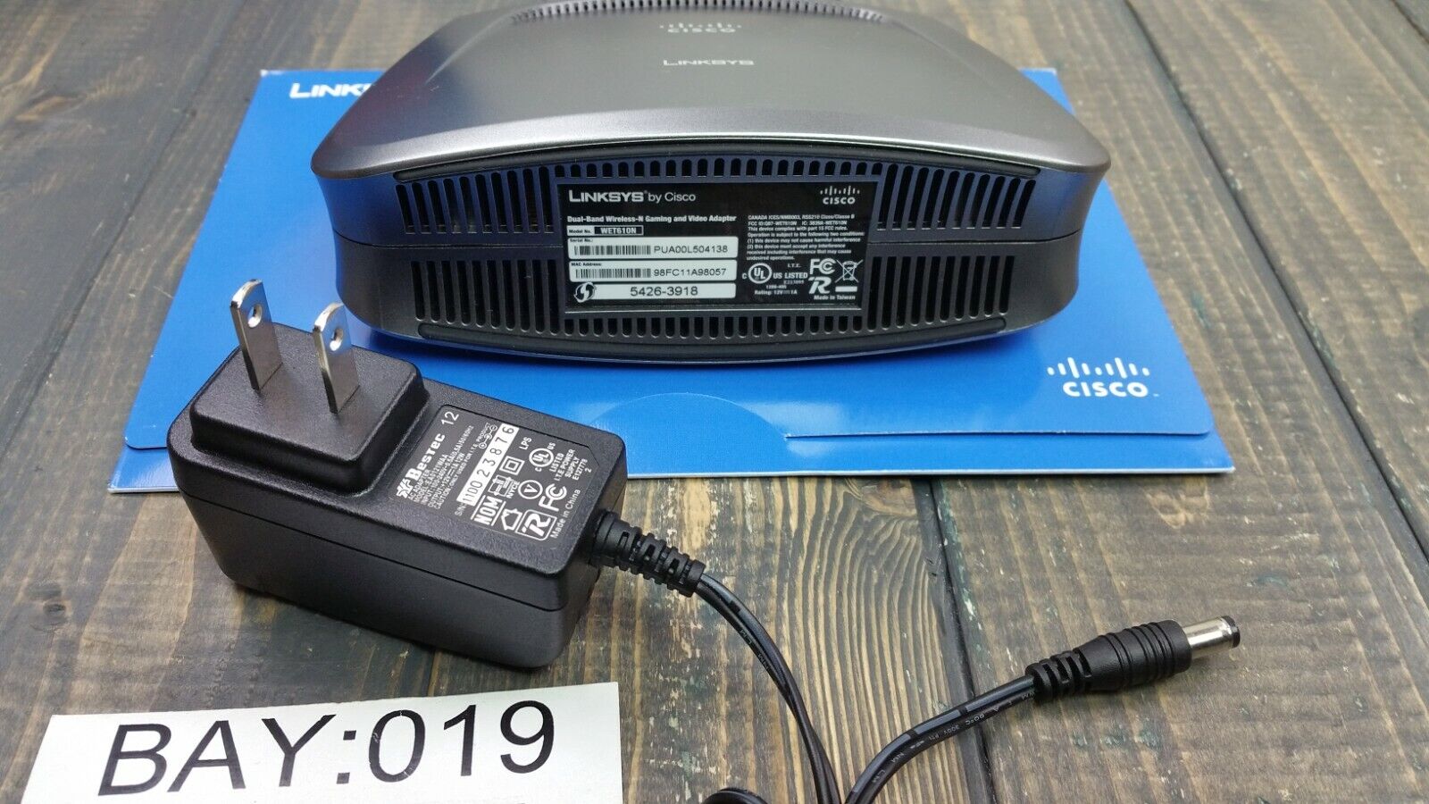Linksys WET610N Dual-Band Wireless-N Ethernet Bridge