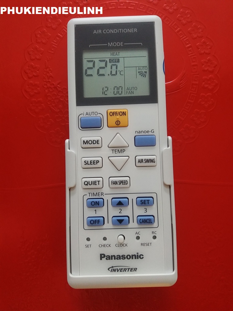 ĐIỀU KHIỂN ĐIỀU HÒA PANASONIC 2 CHIỀU 00370 (CHÍNH HÃNG)