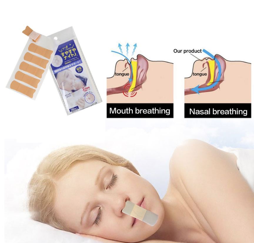 Miếng dán chống ngáy ngủ Nhật Bản set 36 miếng