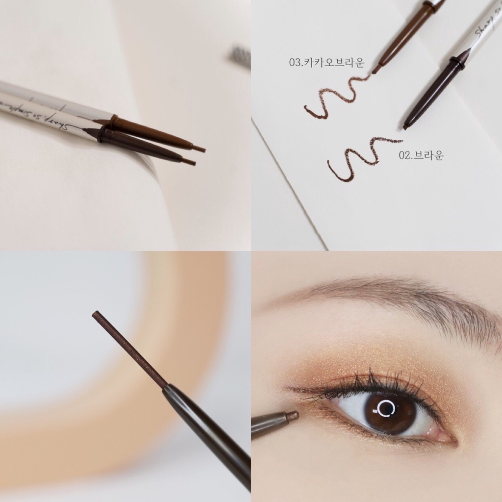 Chì Kẻ Mắt Clio Sharp So Simple Waterproof Pencil Liner