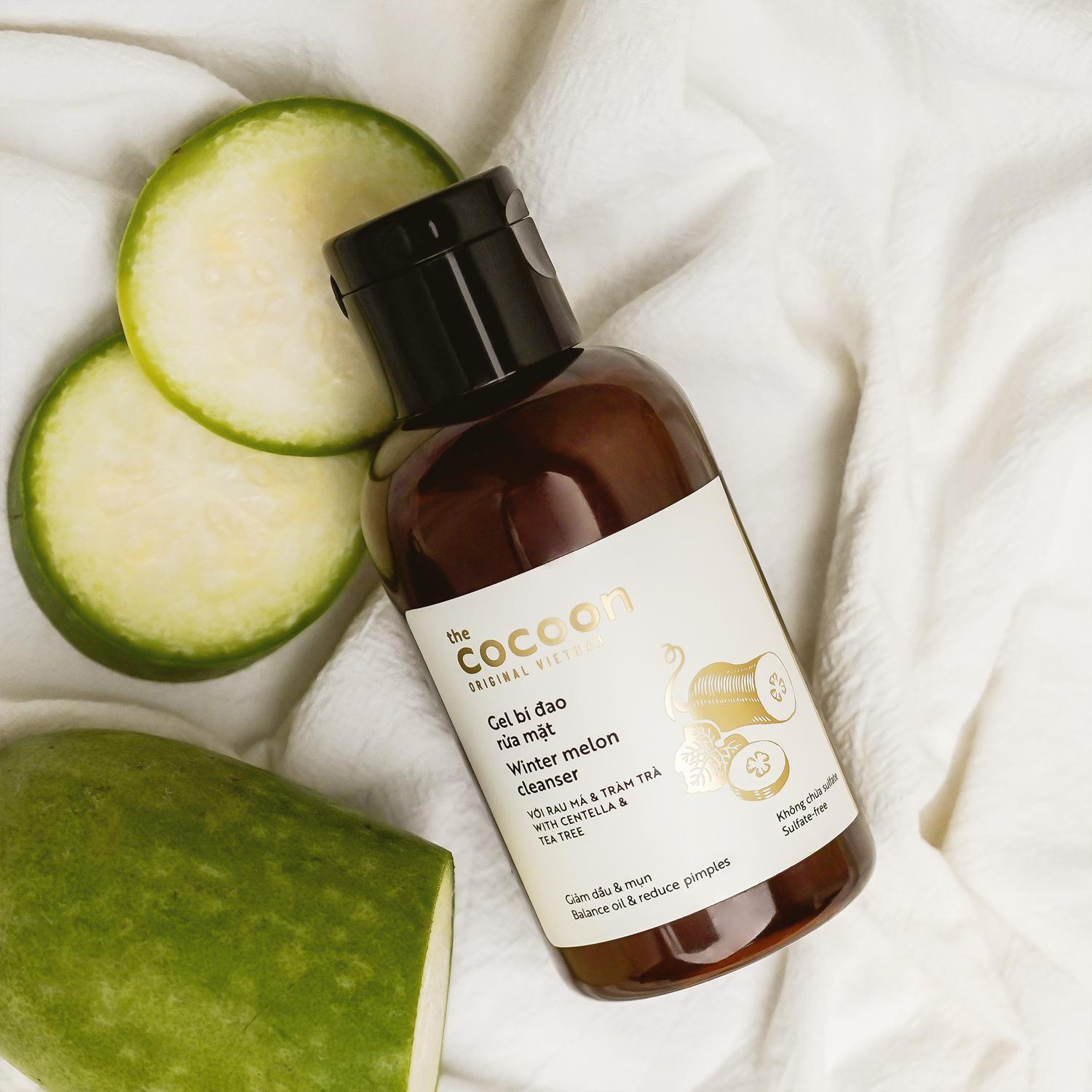 Gel bí đao rửa mặt Cocoon (Winter melon cleanser) 140ml