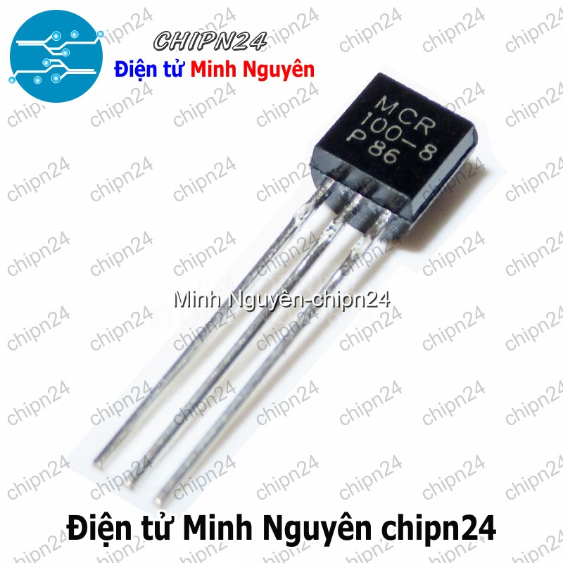 [10 con] (KT1) SCR MCR100-8 TO-92 1A 600V (MCR100) - HH000678
