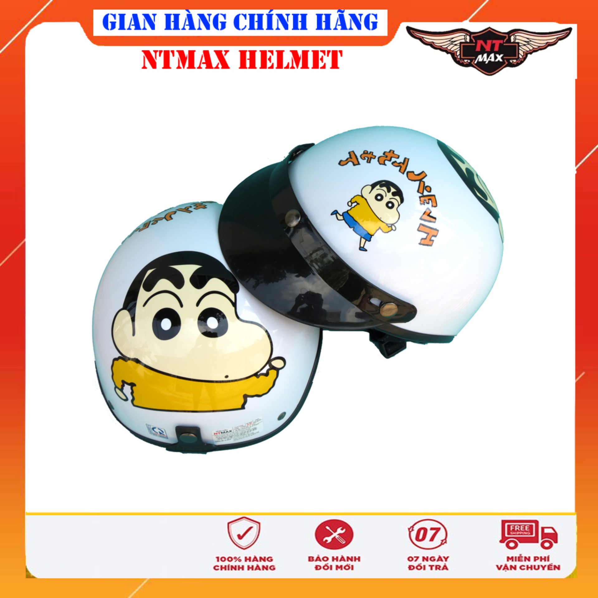 Mũ bảo hiểm NTMAX 1/2 Shin bút chì