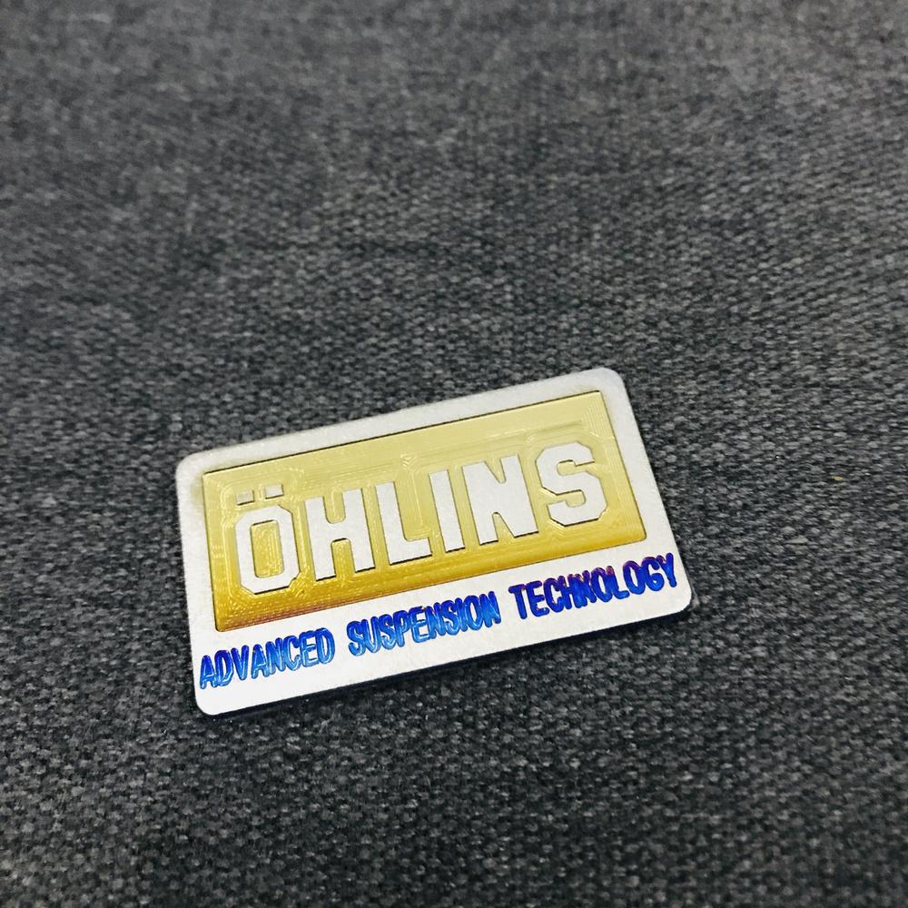 Tem titan ohlin dán trang trí cho nhiều loại xe máy keo 3m dính siêu chặt