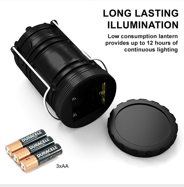 Dual-function AA battery operated hand light G85 features a super bright flashlight-mini torch-handheld flashlight-Solar Storm Light-
