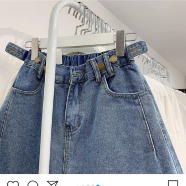 🔅QUẦN JEANS NGỐ NỮ ĐAI NÚT