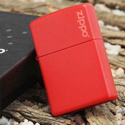 Zippo 233ZL - Zippo Red Matte with Logo