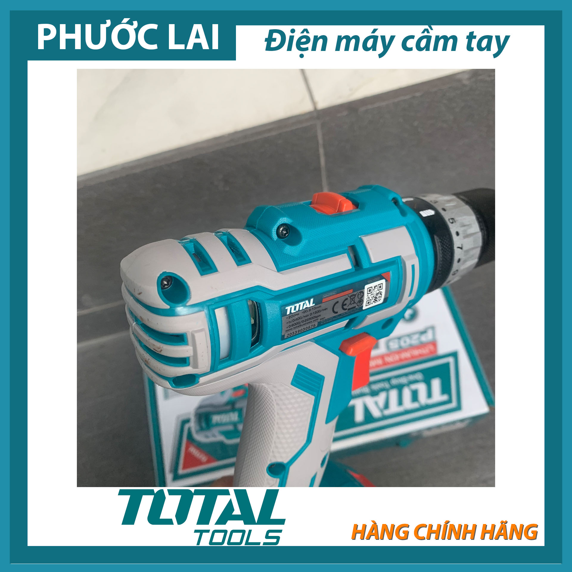 Total Tidli2002 20V Battery-Powered Hammer Drill