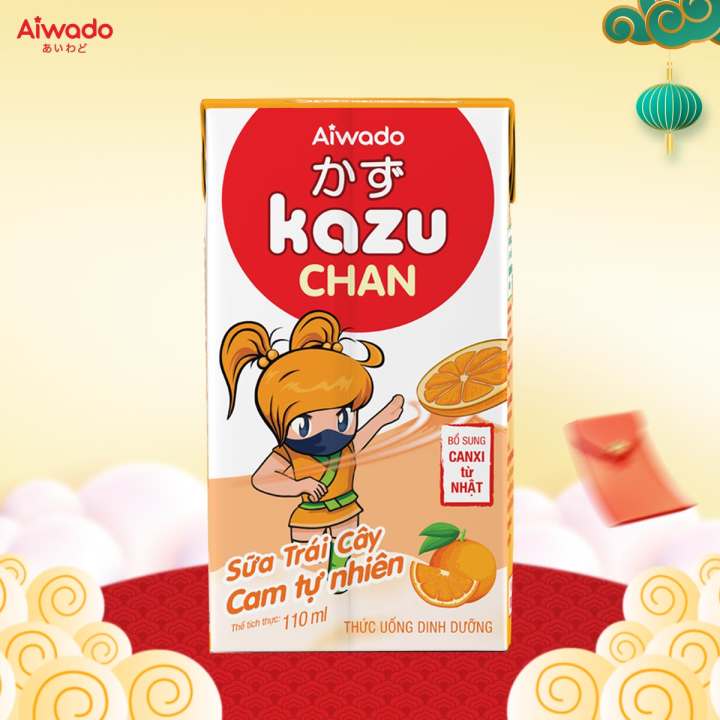 Sữa trái cây Aiwado Kazu Chan – Cam&hellip;