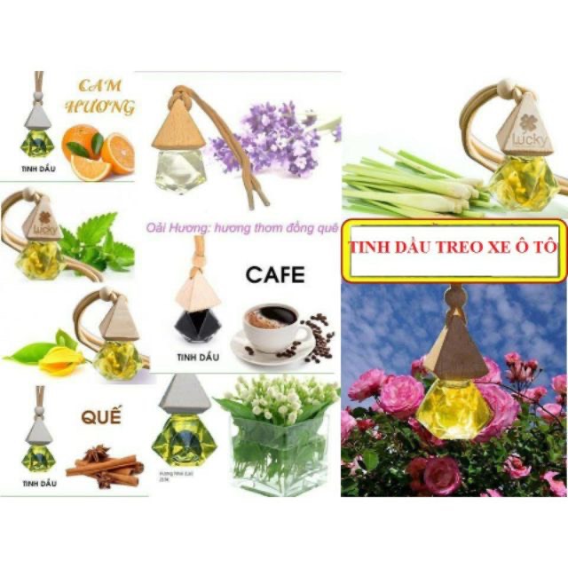 Tinh Dầu MỘC NHIÊN Treo Xe, Phòng Ngủ, Tủ Quần Áo Thơm Nhẹ Nhàng, Thơm Lâu