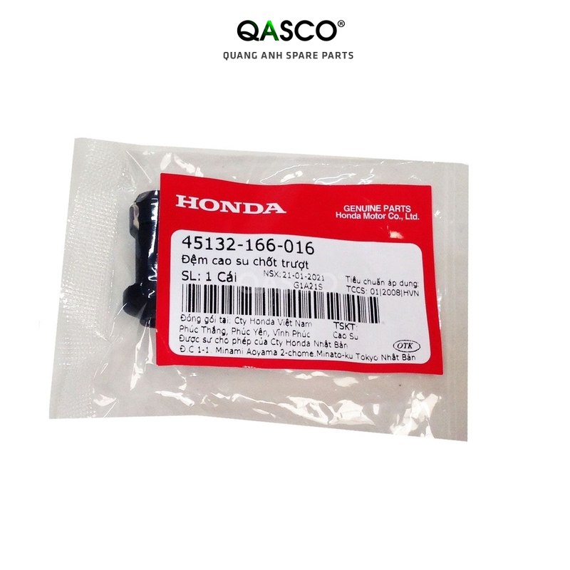Đệm cao su chốt trượt phanh AB / CLICK / LEAD / VISION / PCX / SH / WAVE / FUTURE và nhiều xe (45132166016) _8C 5D
