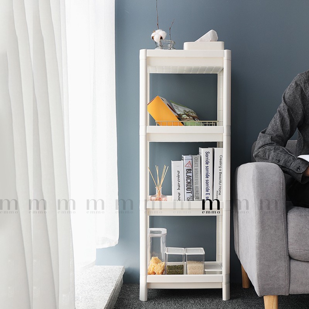 [HCM] KỆ IKEA CHÍNH HÃNG - VESKEN (4 TẦNG)
