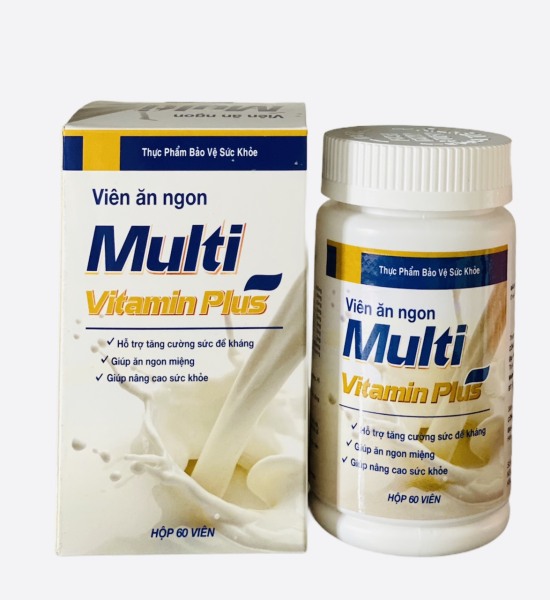 [MUA 1 TẶNG 1]Tăng cân Multi Vitamin Plus hộp 60 viên giá rẻ