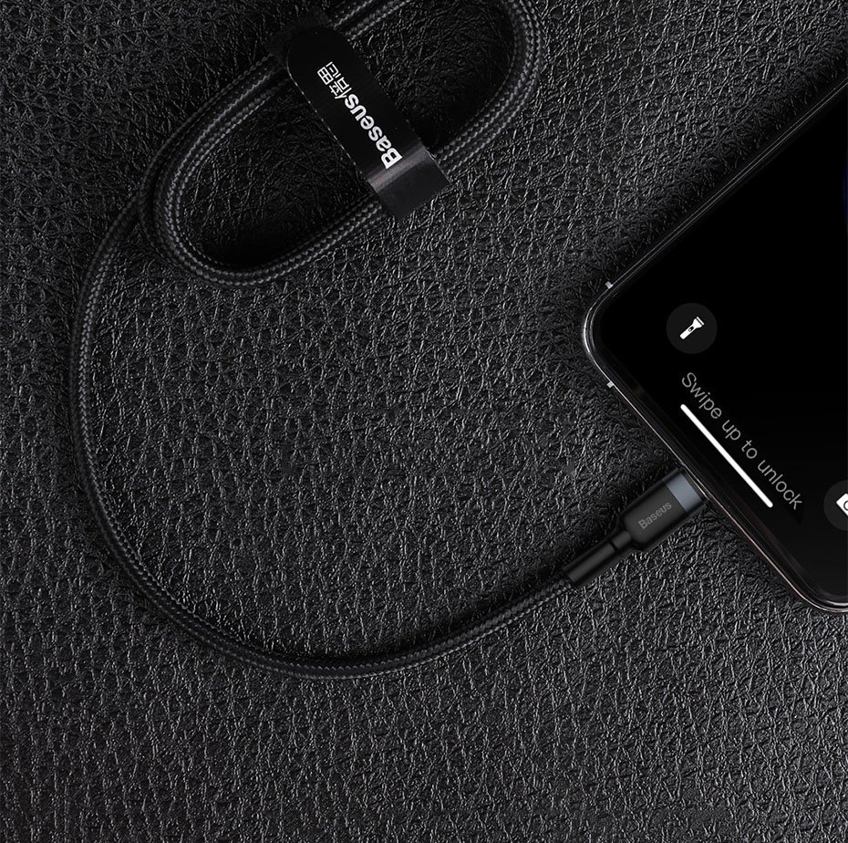 Cáp sạc nhanh Baseus Cafule Data Cable Type-C to iPhone 2,4A 18W phân phối bởi baseusstore