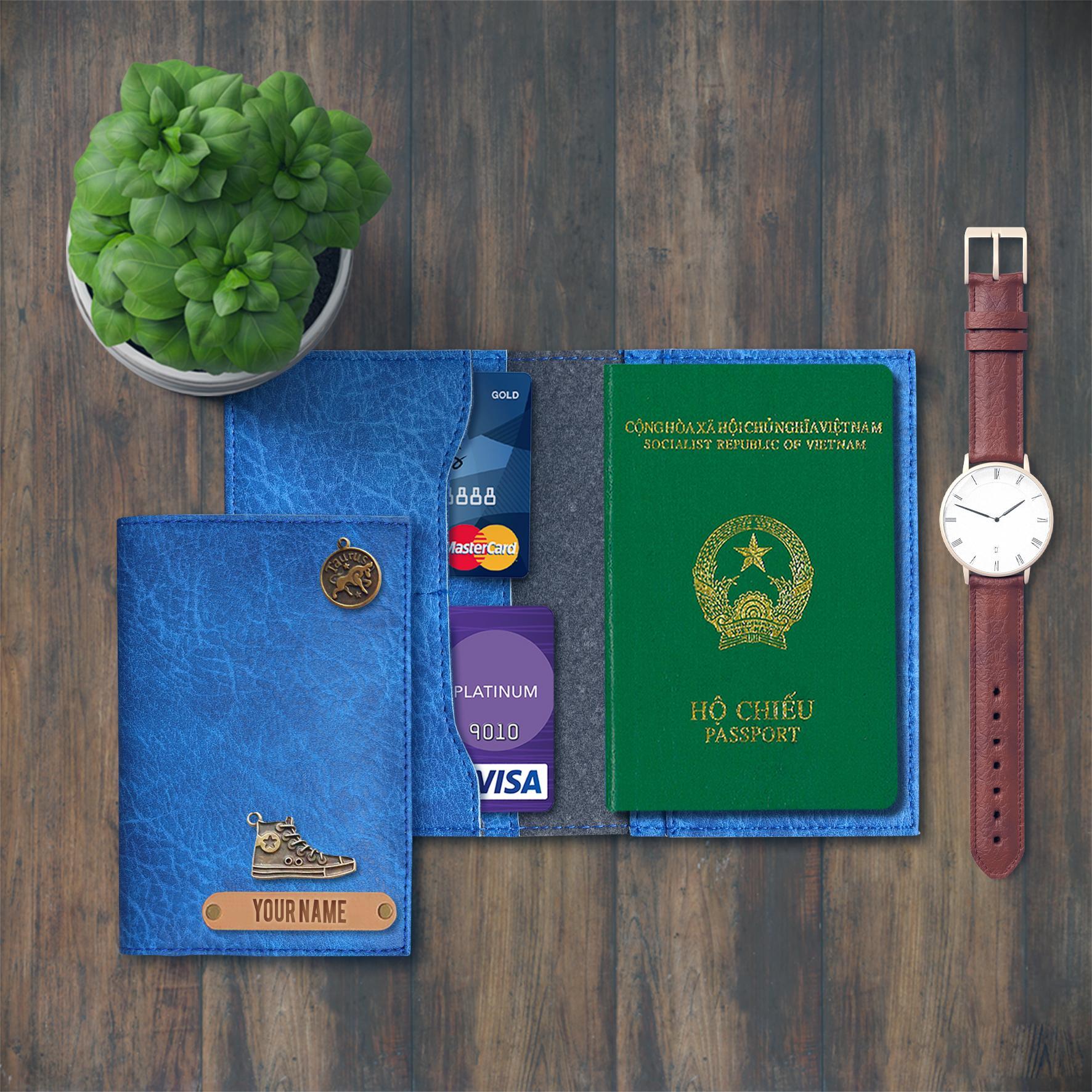 Ví Da Đựng Passport (Khắc tên theo yêu cầu)