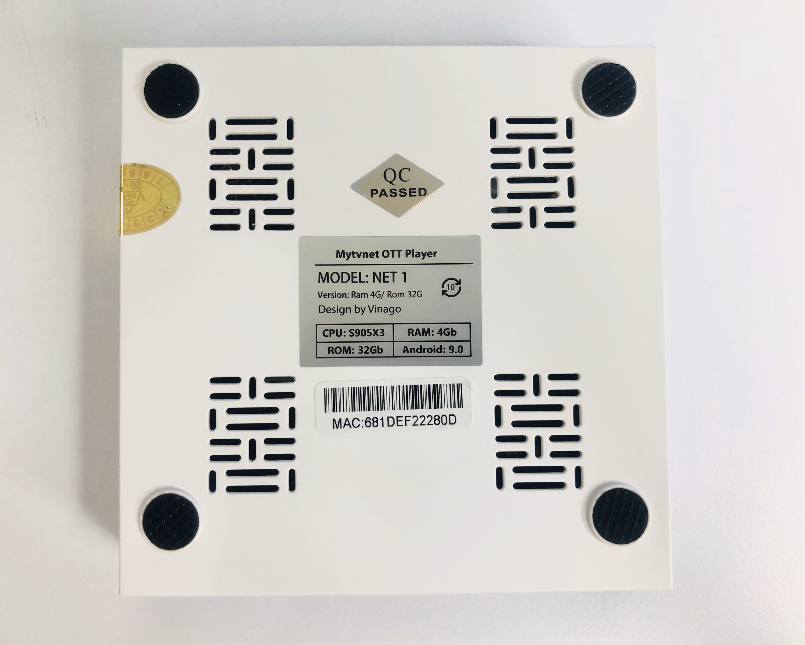 Andoid Box MyTV Net Ram 4G Rom 32GB Android ATV 9.0 - SP000925