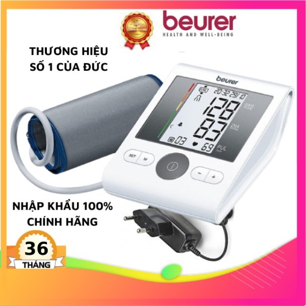 Nơi bán Máy đo huyết áp bắp tay tự động Beurer BM28A, máy đo huyết áp đức, hẹn giờ đo, máy đo huyết áp sạc pin,