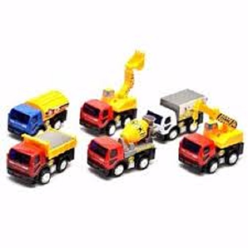 Bộ đồ chơi 6 xe công trình siêu chắc chắn chạy theo quán tính, xe cẩu, xe móc, xe ben, xe trở dầu, xe trộn xe tông, xe trở hoa quả, siêu bền, chịu được va đập mạnh, dành cho bé trai trên 1 tuổi