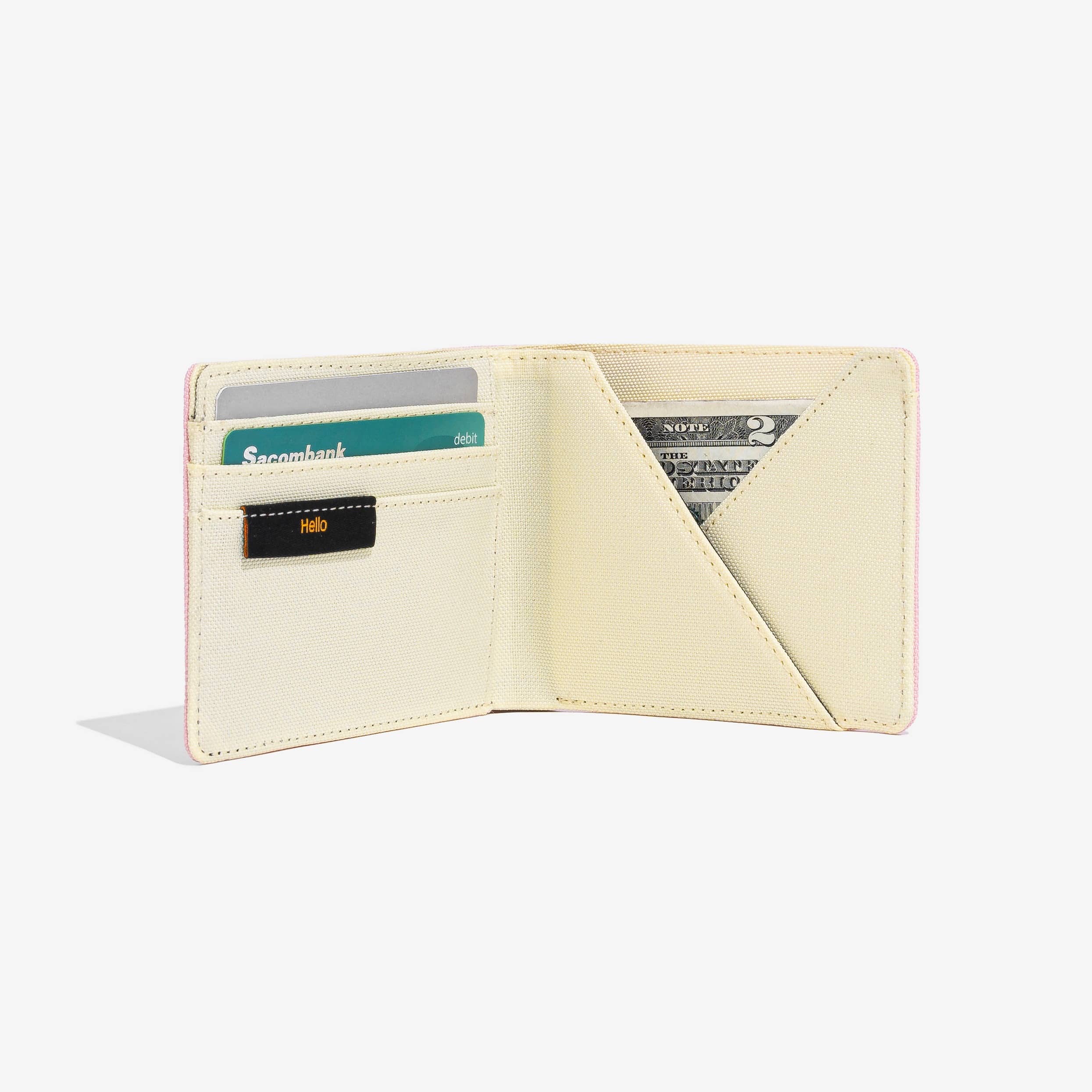 Ví Vải DIM Cross Wallet - Ngang (Ngăn lấy tiền nhanh)