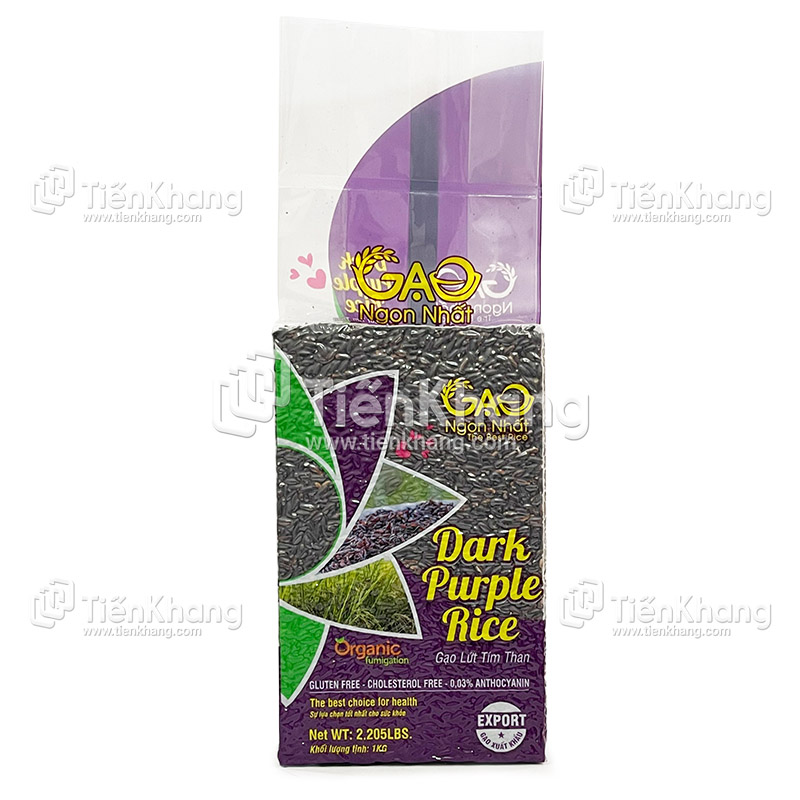 Gạo Lứt Tím Than Export - Túi (1kg)
