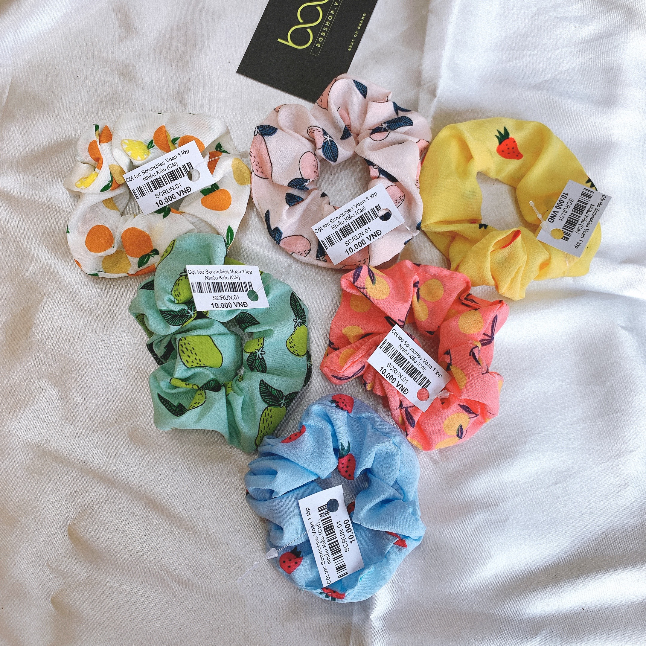 [HCM][NGẪU NHIÊN 10K] Dây buộc tóc cột tóc scrunchies ngẫu nhiên 10K