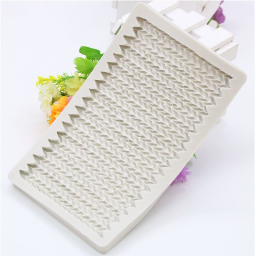 Khuôn silicon 4d viền len