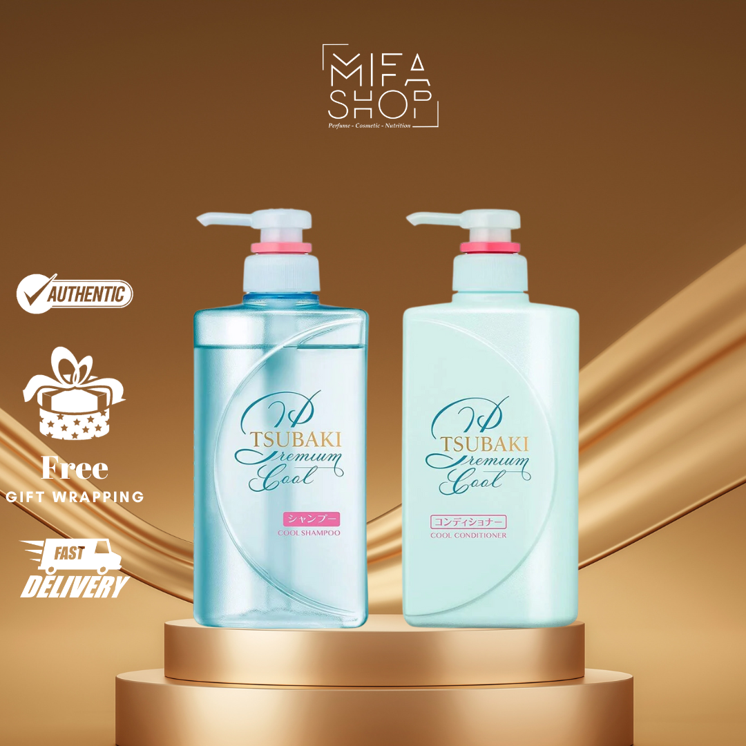 Bộ Gội Xả Tsubaki Premium Cool 490ml
