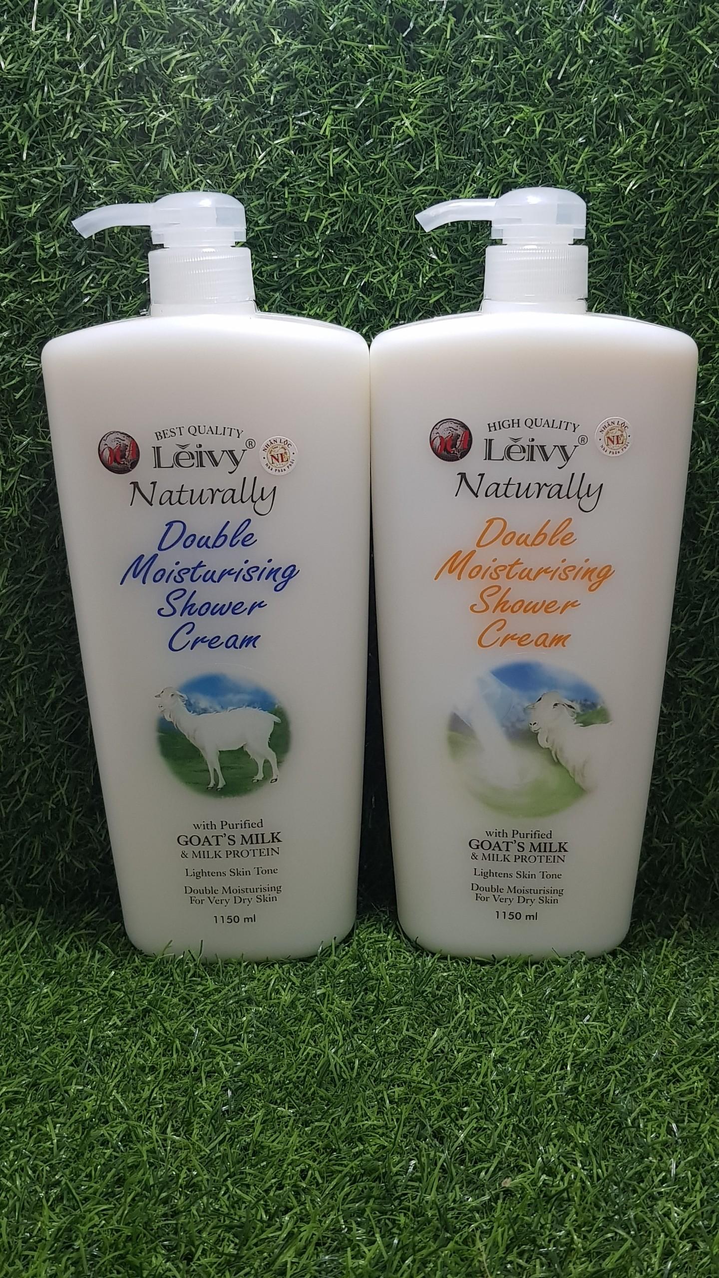 [HCM]Sữa tắm Leivy dưỡng ẩm tinh chất sữa dê chai 1150ml
