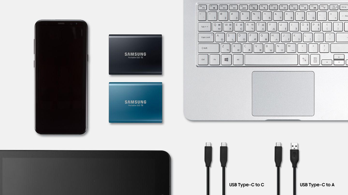 [HCM]Ổ cứng di động SSD External Samsung T5 1Tb Usb 3.1 gen 2