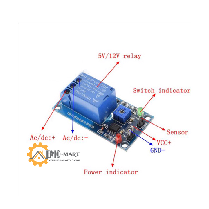[FreeshipMAX] Mạch công tắc cảm biến nước mưa