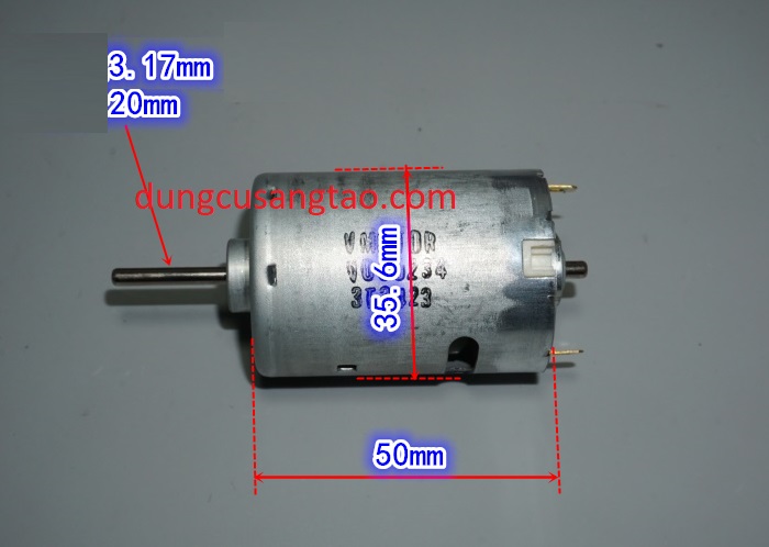 Motor Johnson 545 12V 2 bạc đạn / Động cơ 545 12v