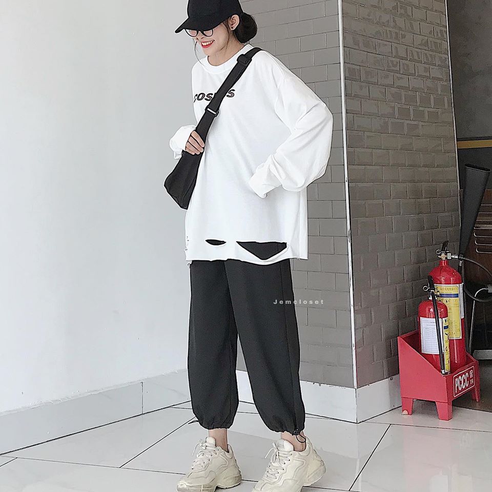QUẦN JOGGER DÂY RÚT EO BASIC NAM NỮ THỜI TRANG UNISEX CÁ TÍNH