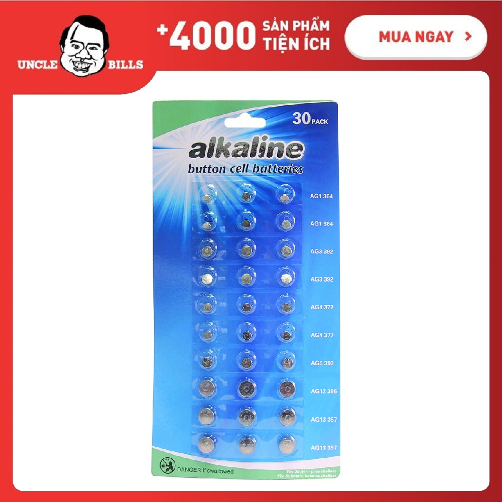 Pin cúc áo 30 viên UBL IB0013
