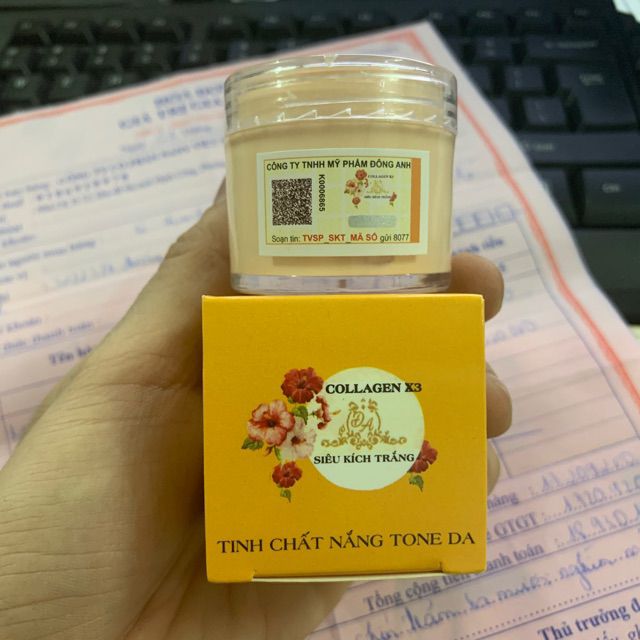 Tinh chất nâng tone da collagen x3 - siêu trắng mịn