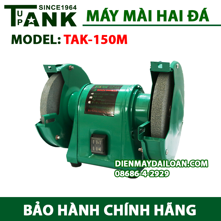 Máy mài 2 đá TANK since 1964 TAK-150M