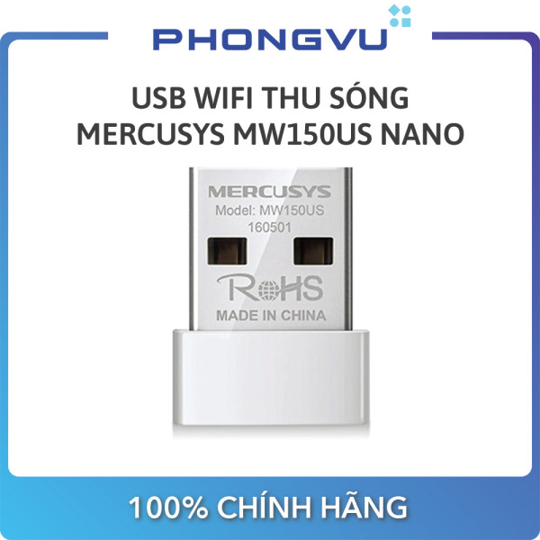 Bảng giá USB Wifi thu sóng Mercusys MW150US Nano - Bảo hành 24 tháng Phong Vũ