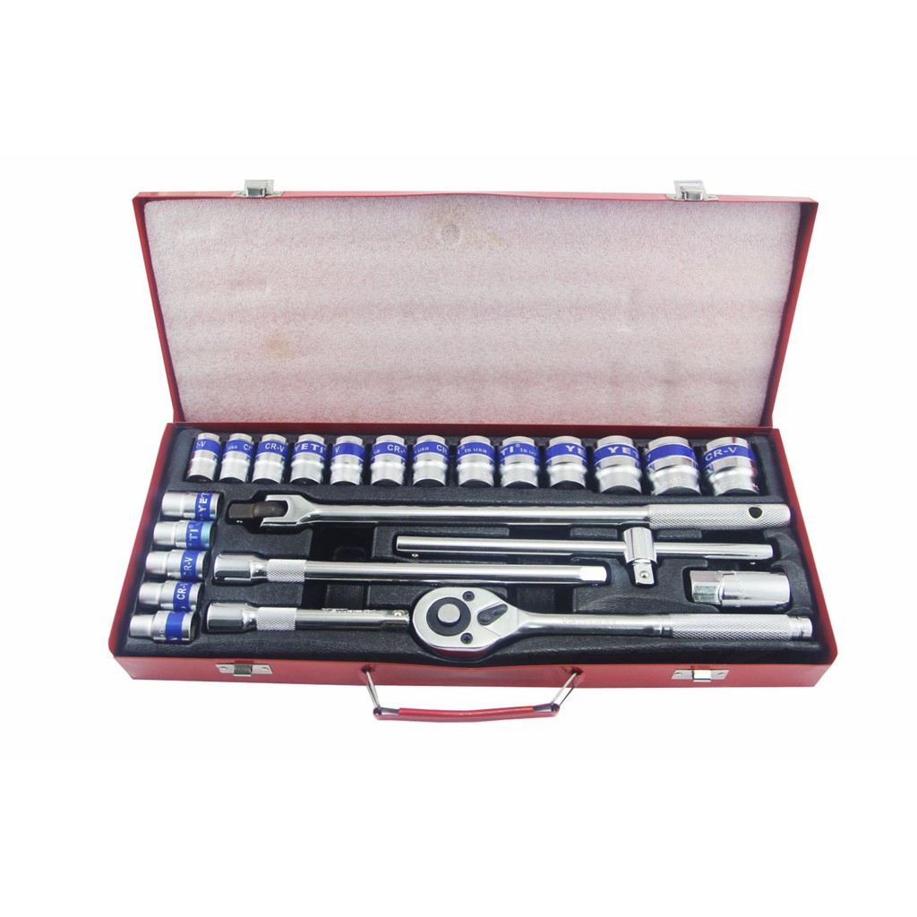 Bộ Tuýp 24 Chi Tiết Đức ( Lục ) Hệ Mét TOP