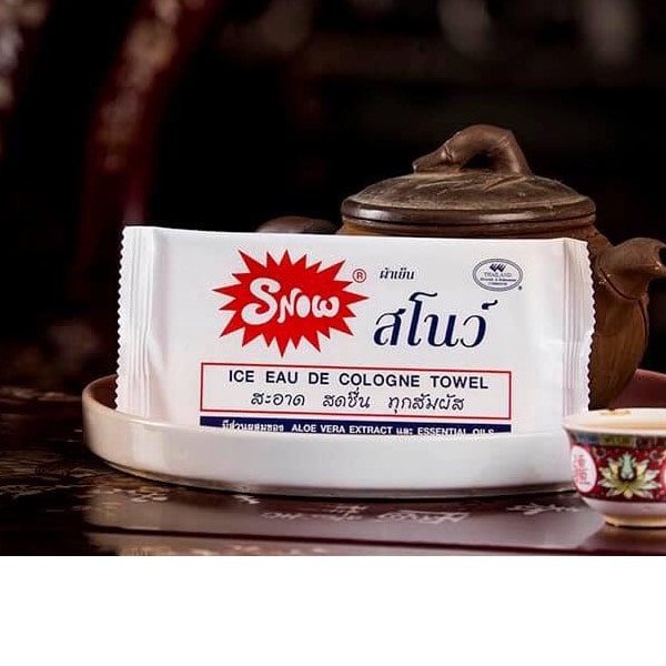 Khăn lạnh SNOW Thái lan bịch 100 cái
