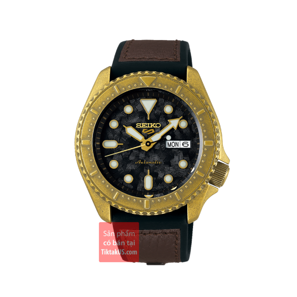 [HCM]SRPE80K1 Đồng hồ nam Seiko 5 Sport 2020 phiên bản đặc biệt Bronze watch mạ đồng chống nước 100m máy cơ Automatic 24 chân kính trữ cót 40 tiếng bảo hành 12 tháng