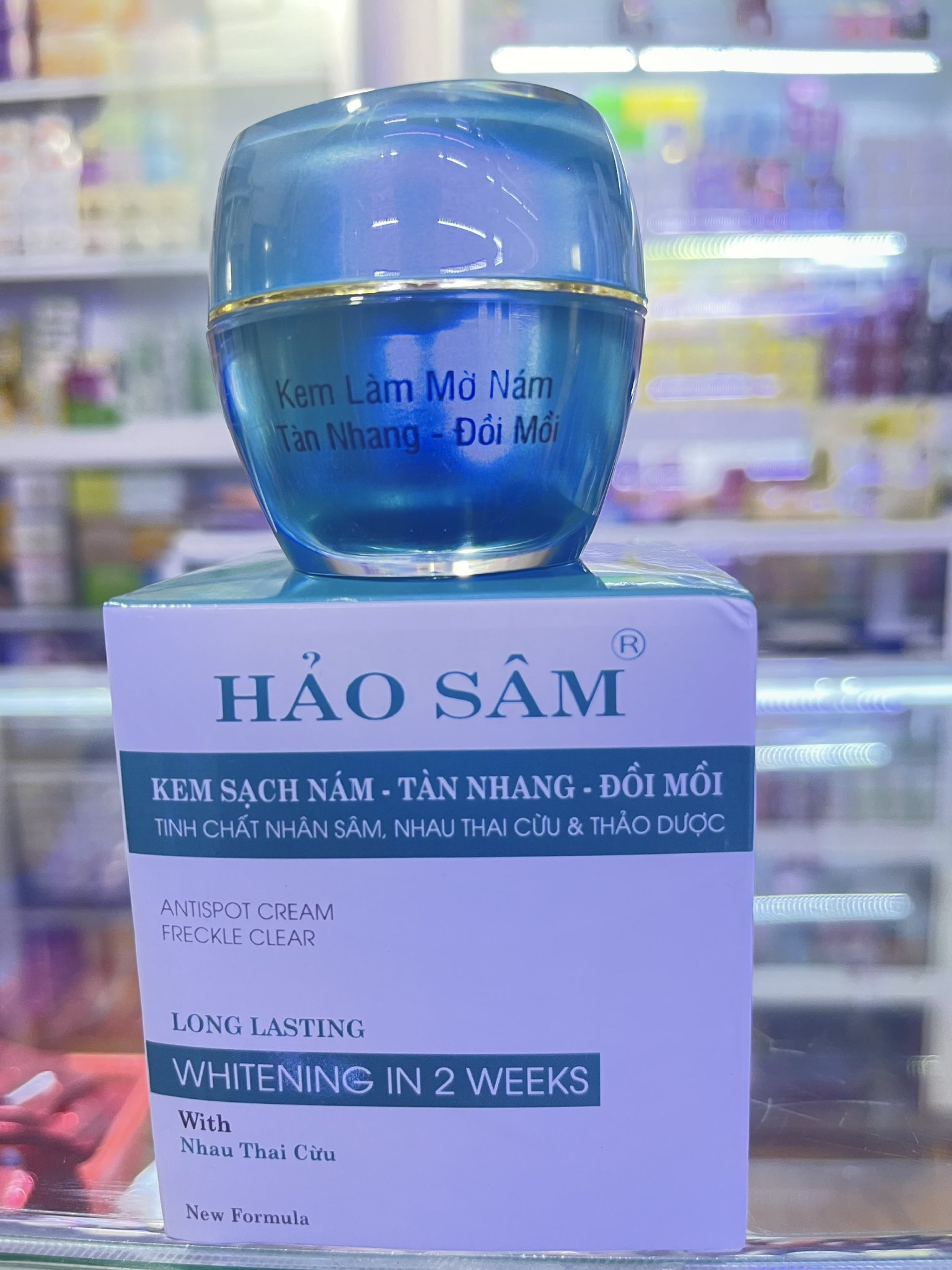 Kem sạch Nám trắng da Hảo Sâm