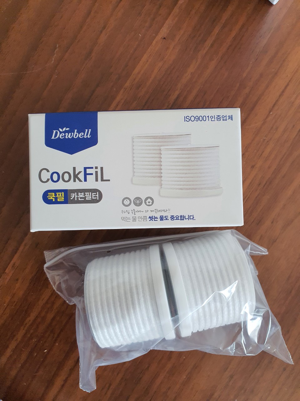 듀벨 쿡필  리필 카본필터 (코브라,핸디형 겸용) 1개, dewbell filter cho sp lọc nước tại bồn rửa bát s04