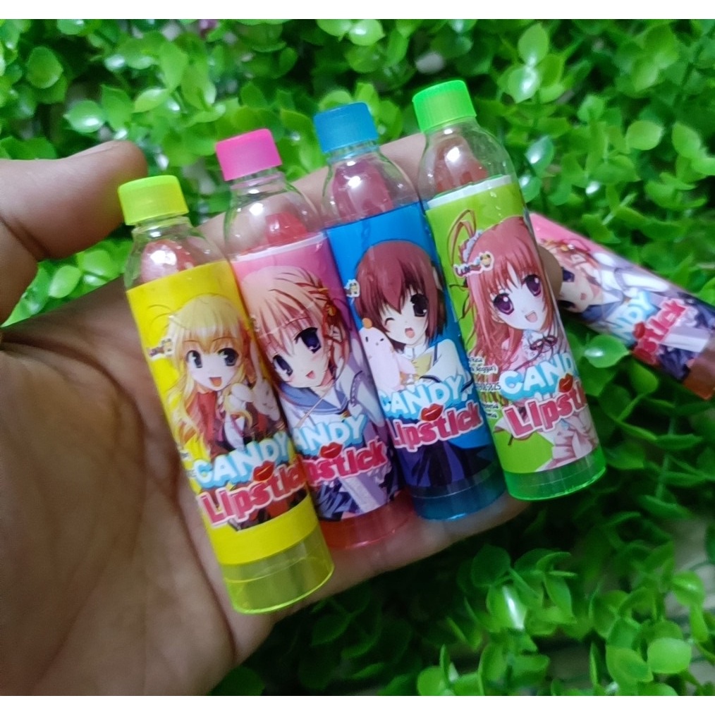kẹo son môi hình chai nước ngọt anime