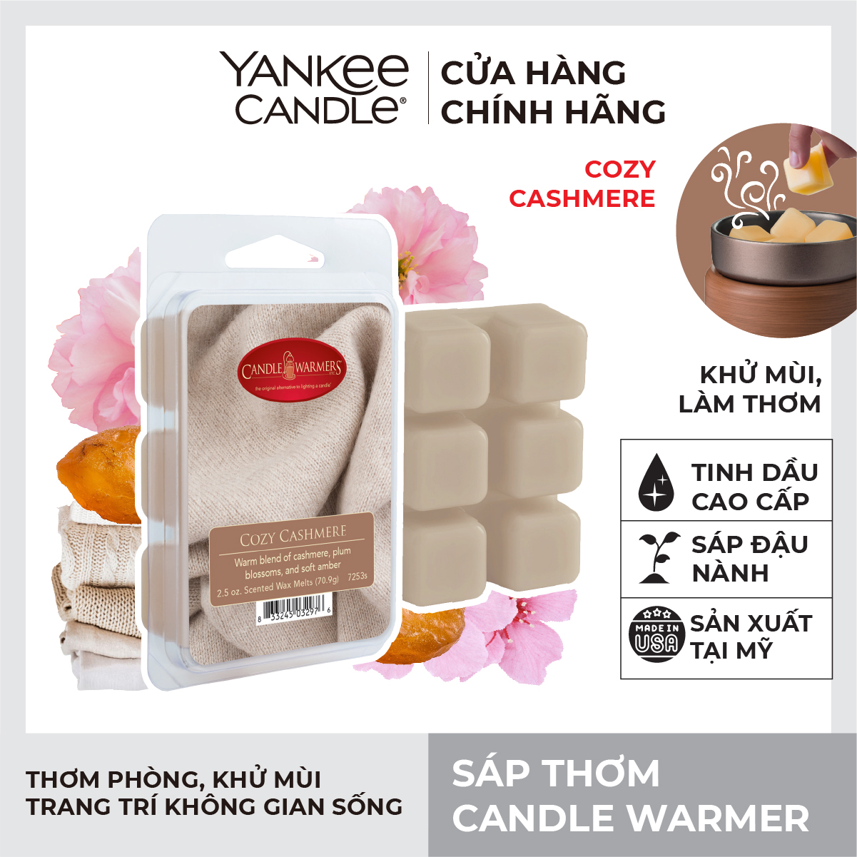 Candle Warmer - Cozy Cashmere