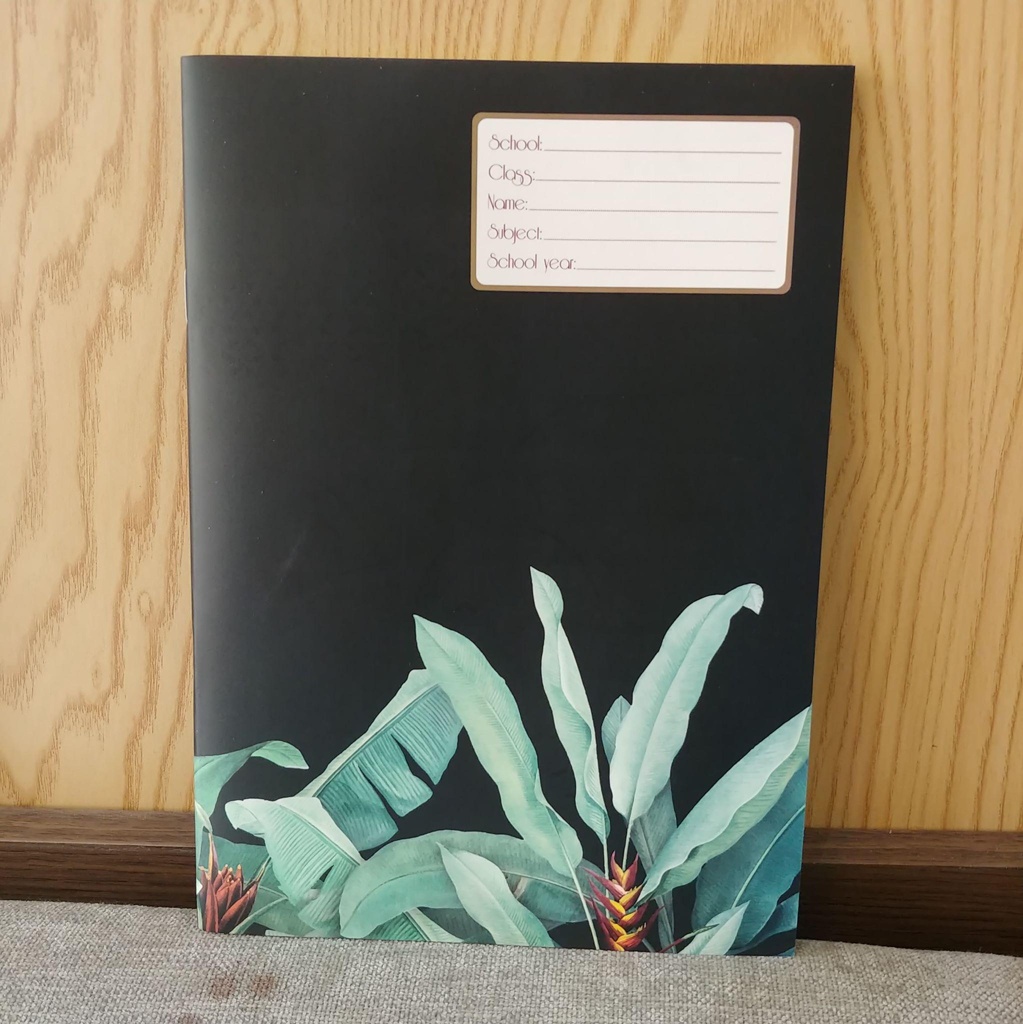 6 vở lá chuối khổ 17x24cm