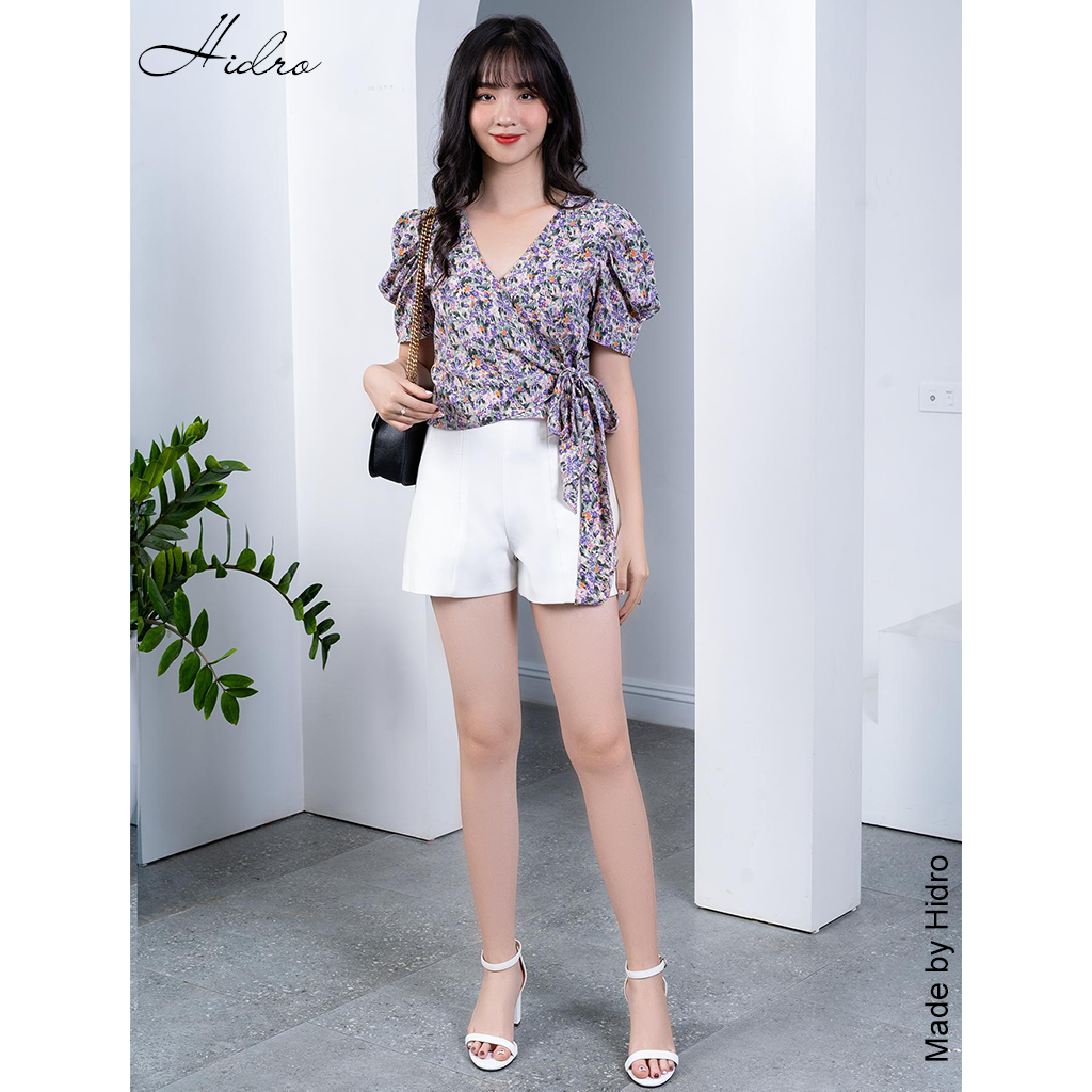 HIDRO Bộ hoa nhí thắt nơ eo