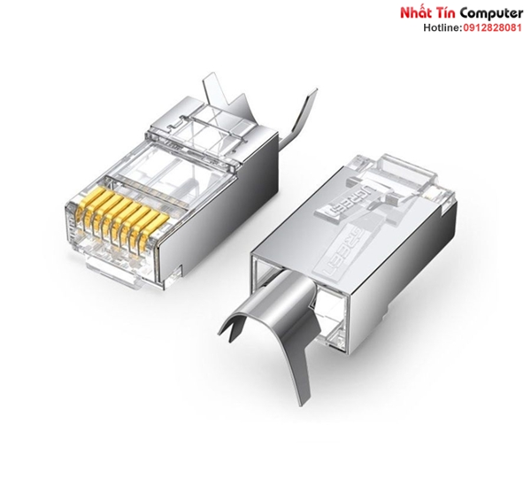 Hạt mạng rj45 cat6a/cat7 gói 10pcs ugreen 70316 cao cấp