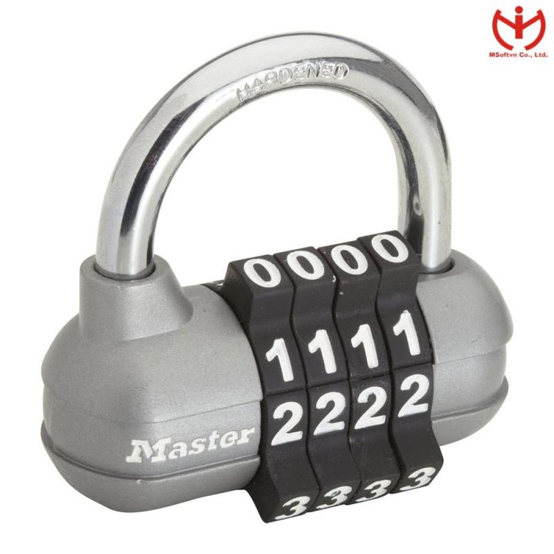 Khóa số Master Lock 1520 EURD khóa 4 số thân kẽm - MSOFT
