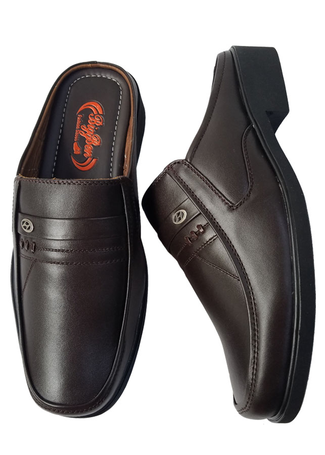 Giày Sục Nam BIGBEN Da Bò Cao Cấp SB150