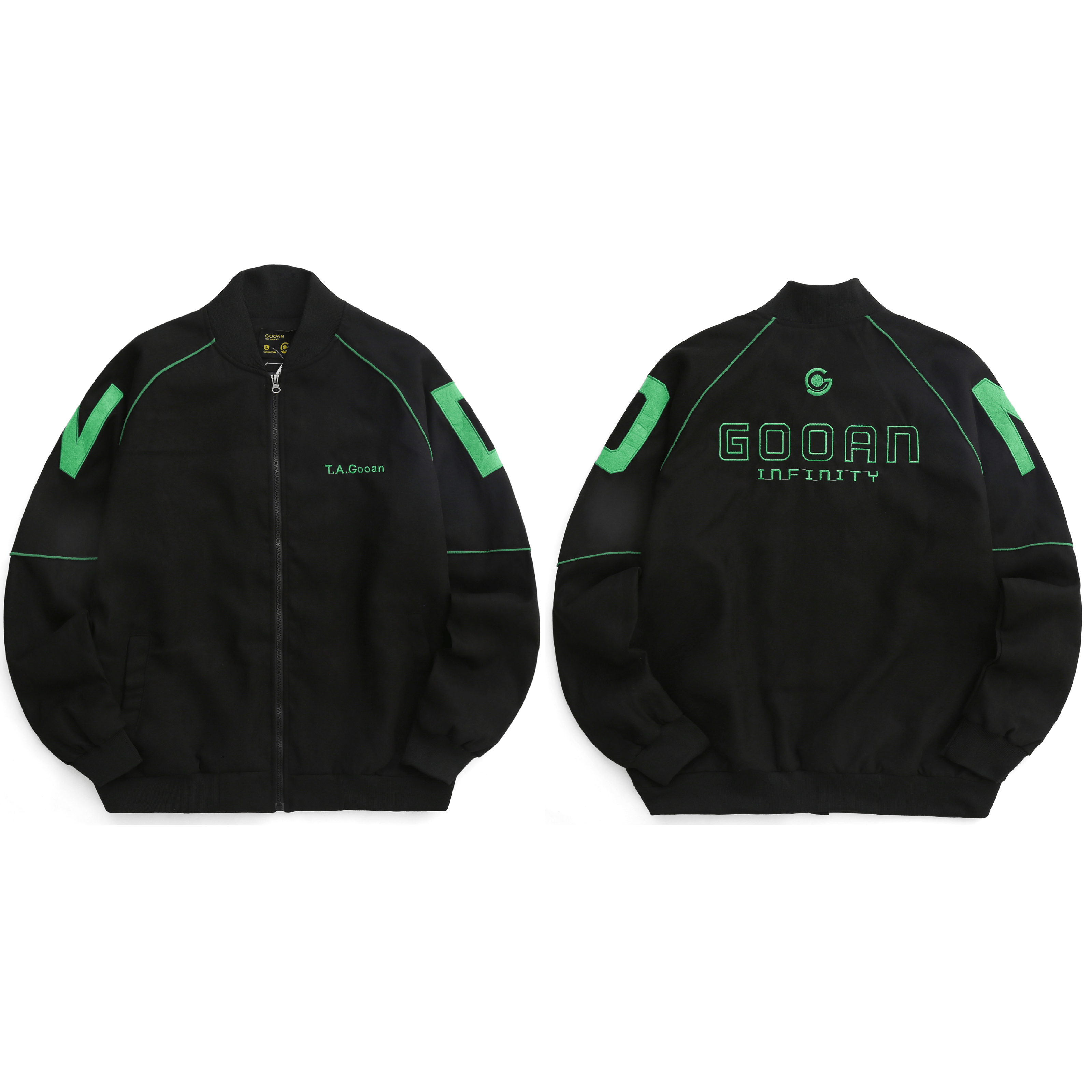 Áo Khoác Bomber Varsity Gooan Infinity Form Rộng