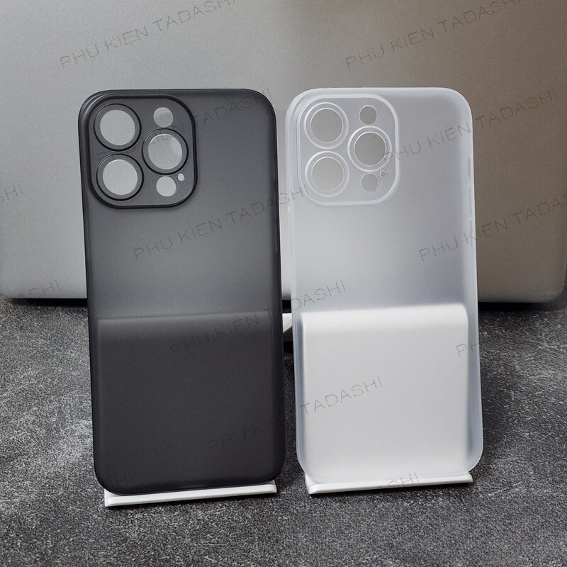 Ốp Lưng Siêu Mỏng IPhone 15 Pro Max/ 15 Pro/ 15/ 15 Plus, Iphone 14/ 14 Plus/ 14 Pro/ 14 Pro Max, Iphone 13/ 13 Pro/ 13 Pro Max Nhẹ Thoáng Khí, Không Ố Vàng, Có Gờ Bảo Vệ Camera.